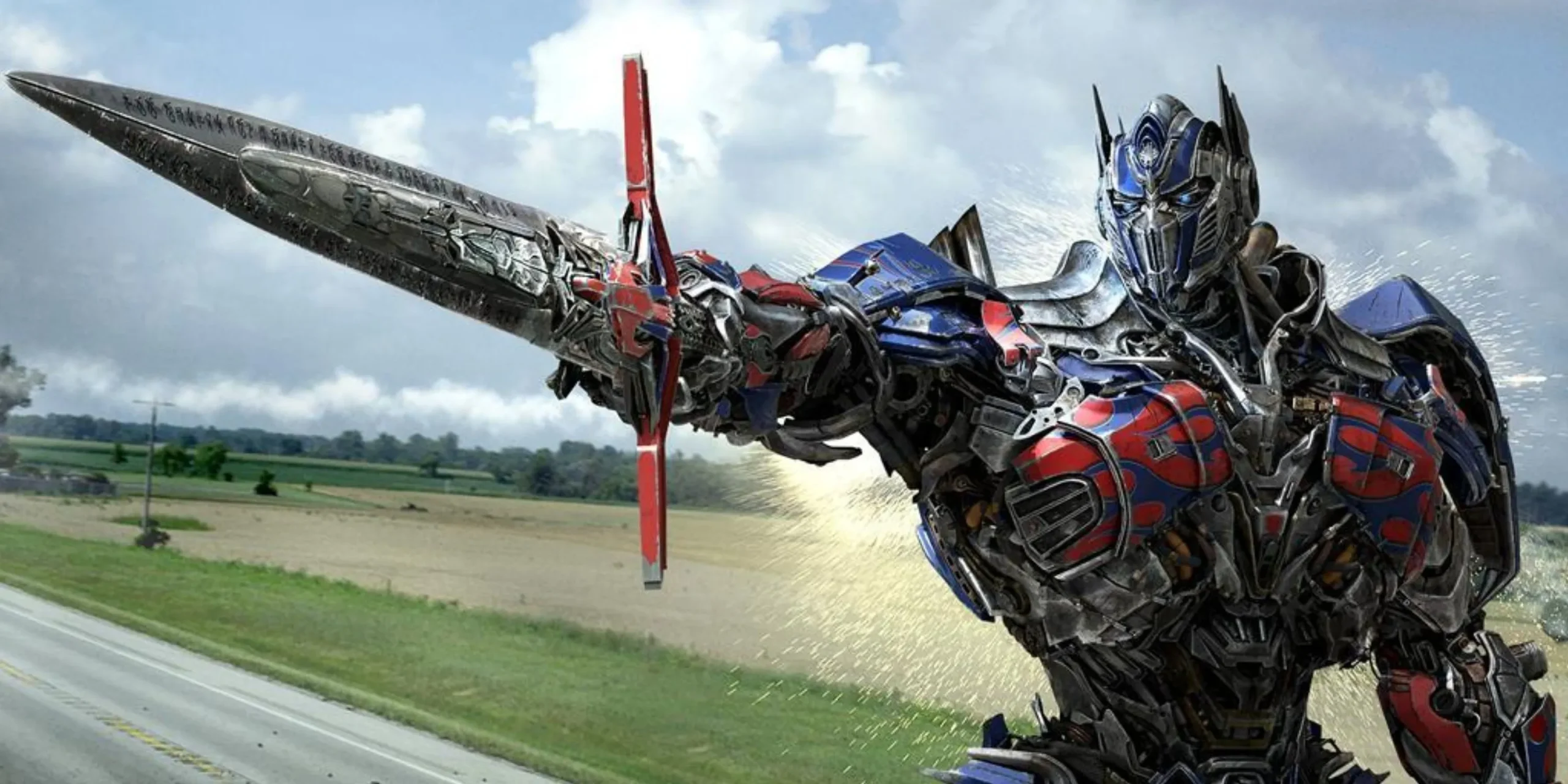 Optimus Prime con su espada