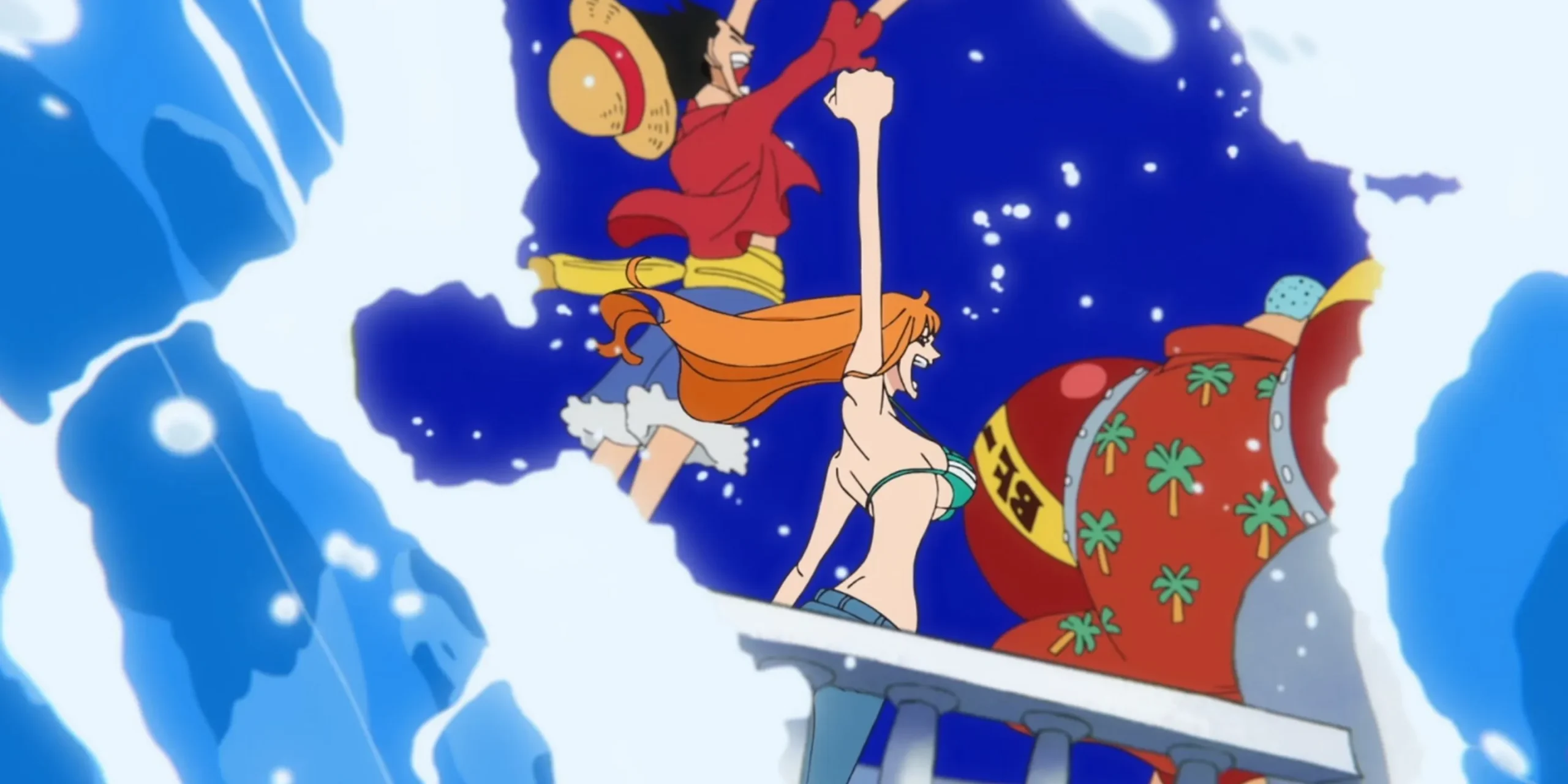 Nami i Luffy razem