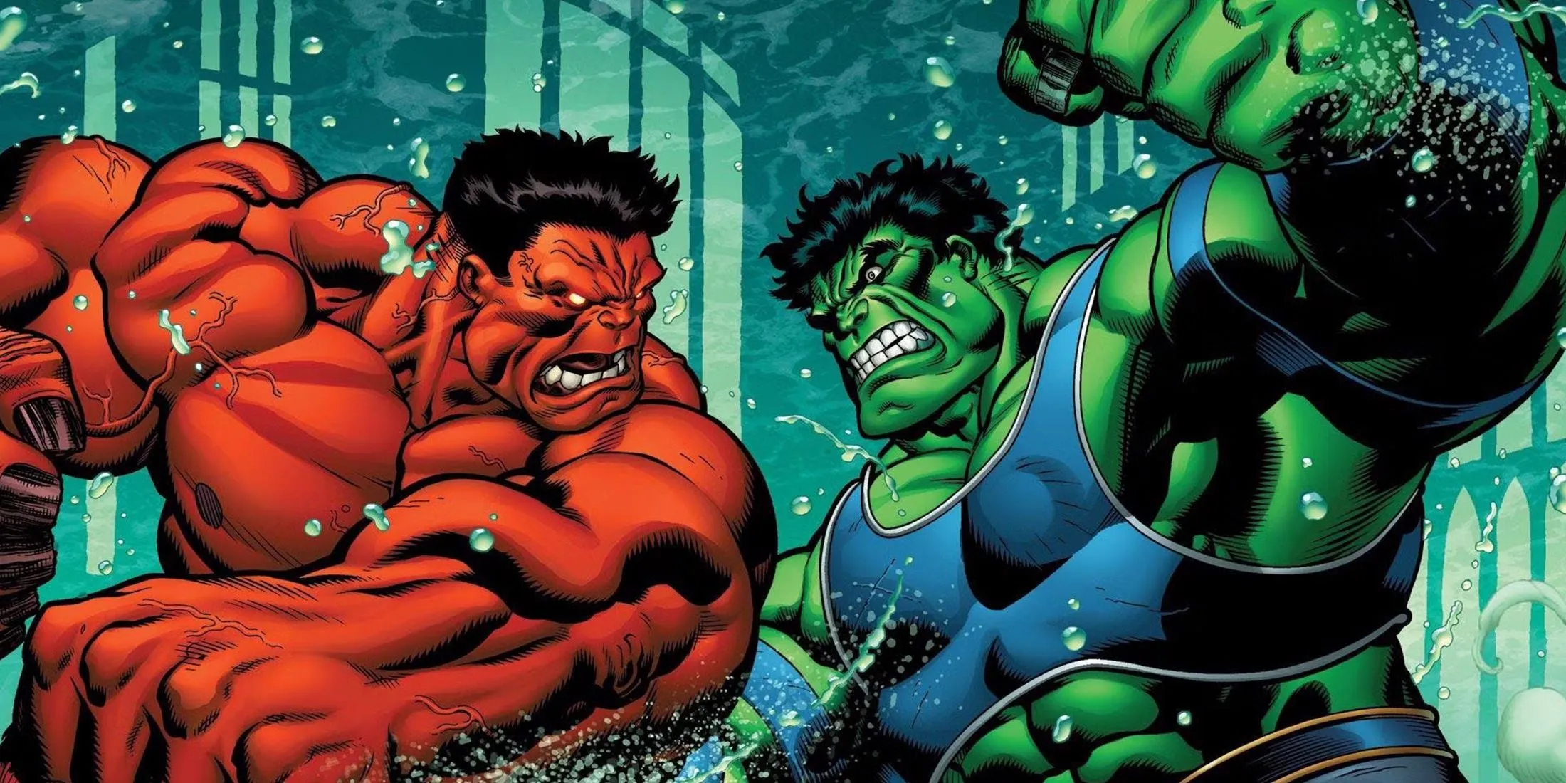 Hulk Rojo contra Hulk Marvel Comics