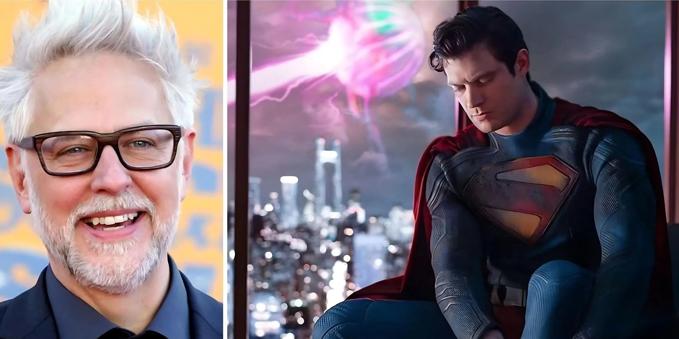 Il regista James Gunn accanto al protagonista nel suo prossimo film su Superman