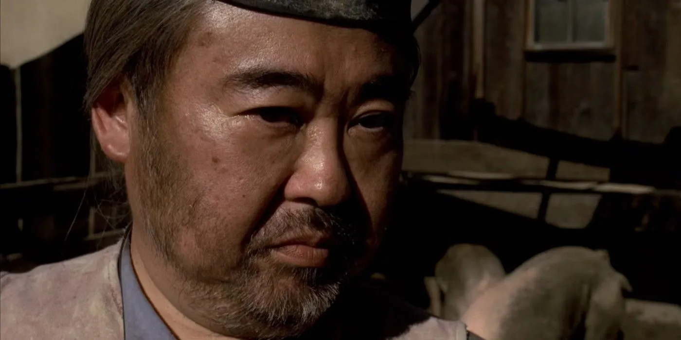 Il signor Wu sembra arrabbiato a Deadwood