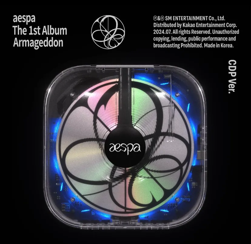 Album design of 'Armageddon' by aespa