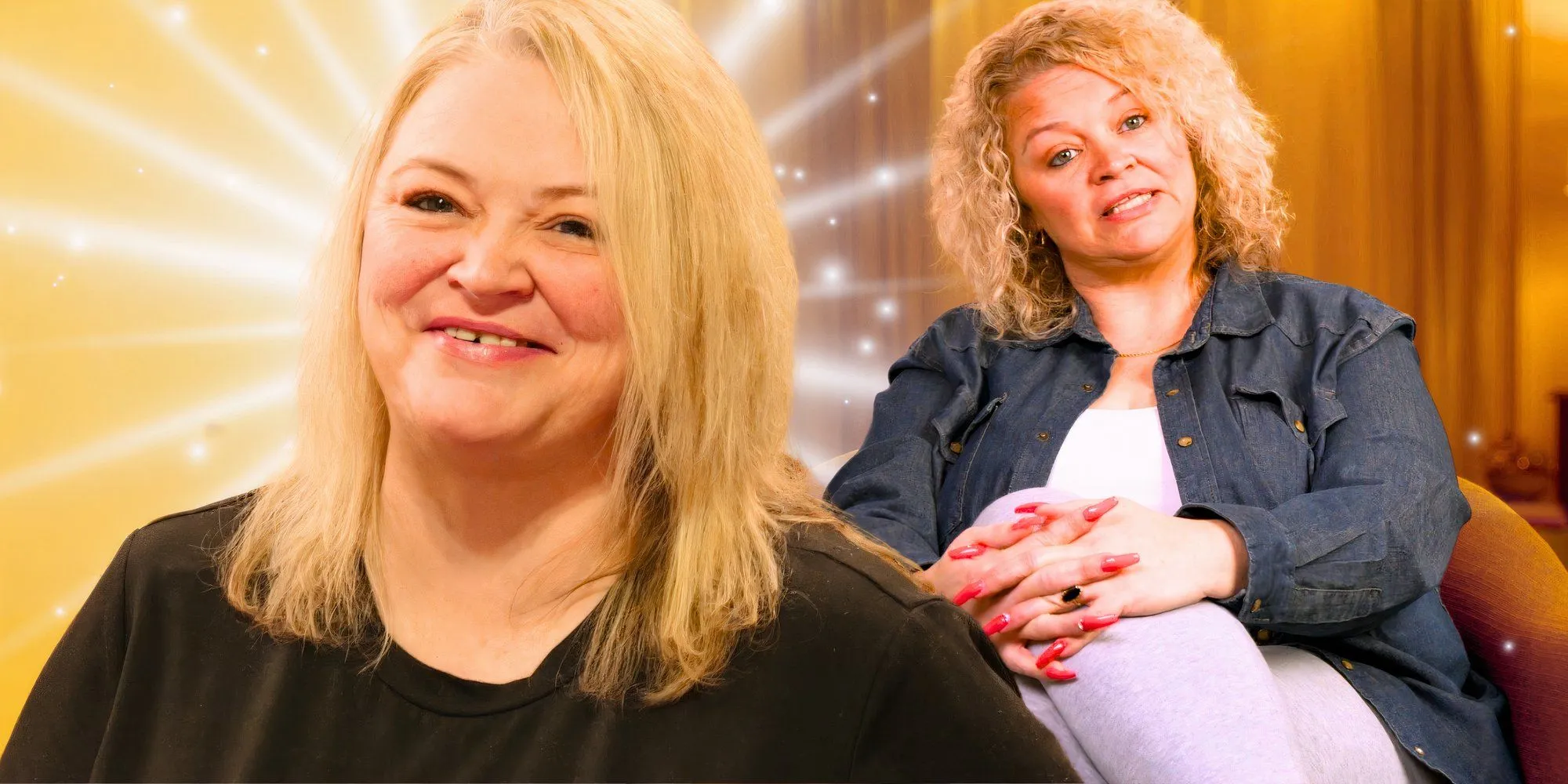 Montage d'Amanda Halterman des 1000-Lb Sisters avec sa nouvelle coupe de cheveux au premier plan