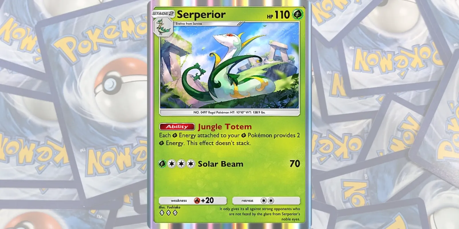 Pokemon TCG Serperior-Karte