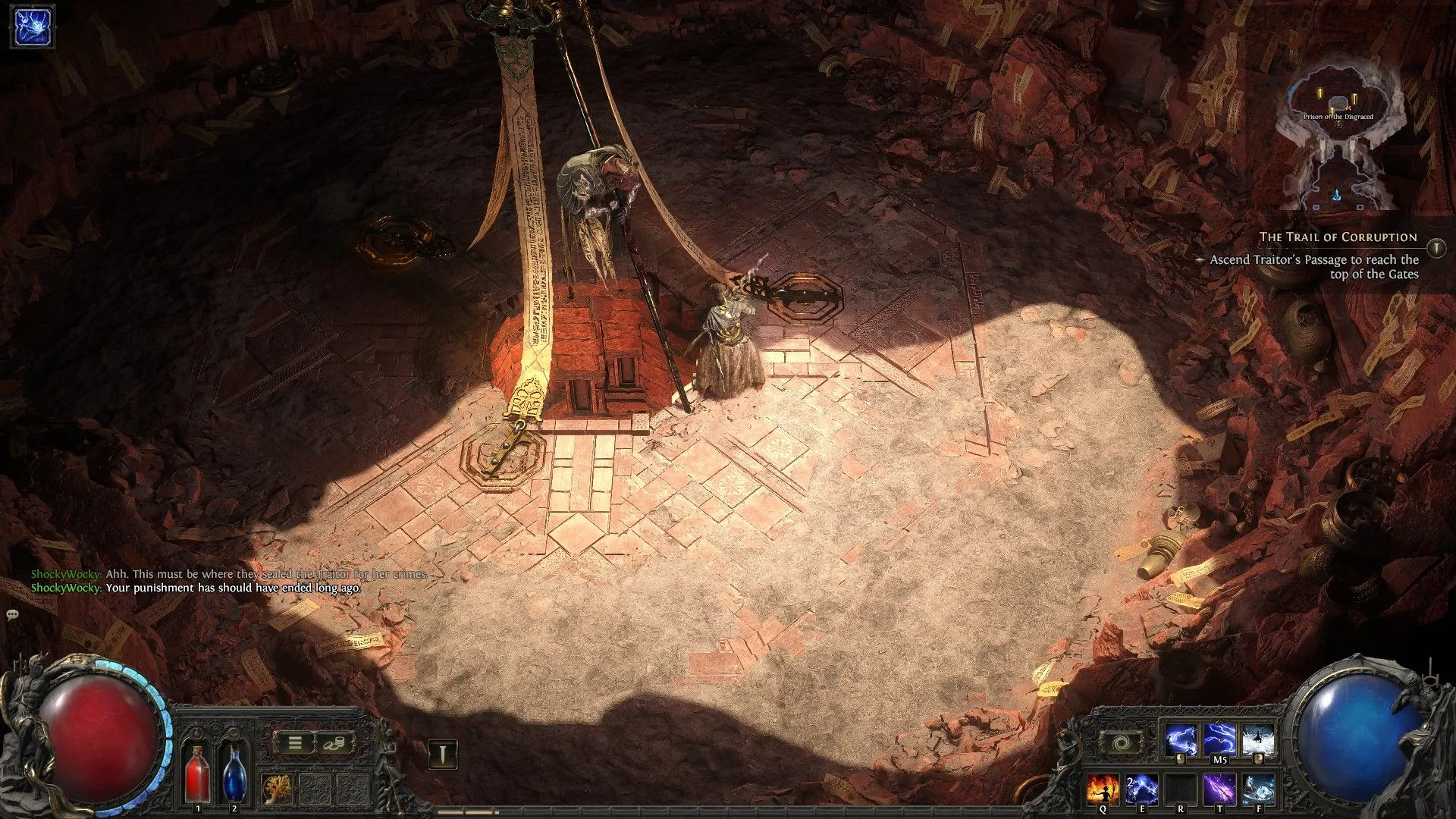 PoE 2で牢獄に閉じ込められたバルバラ