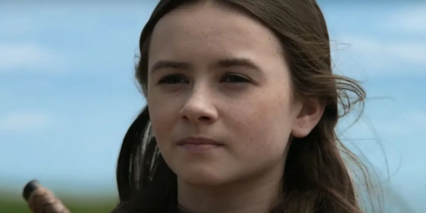 Cailey Fleming como Judith en el final de The Walking Dead