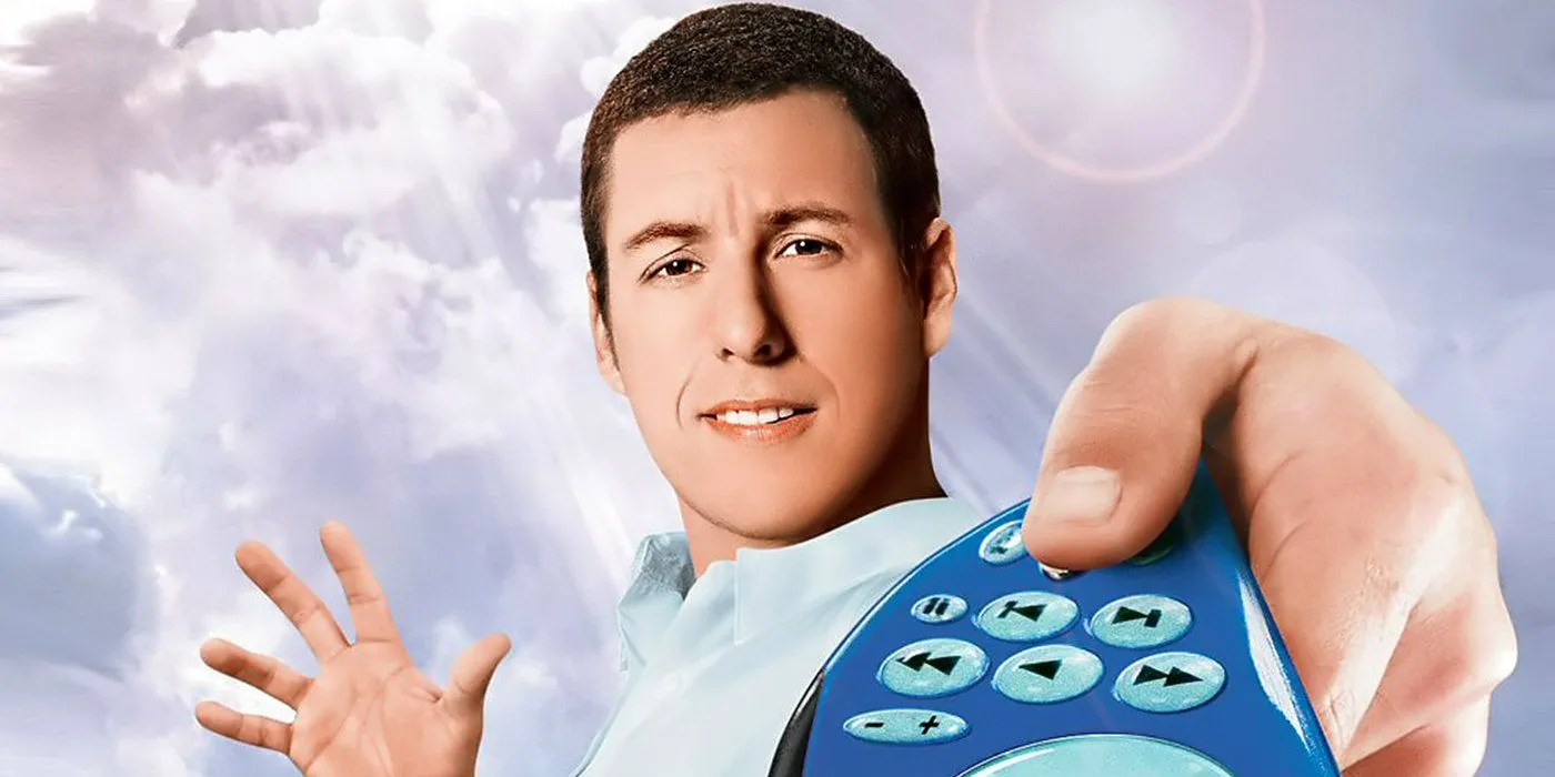 Klicken Sie auf das Poster mit Adam Sandler, der die Fernbedienung hält