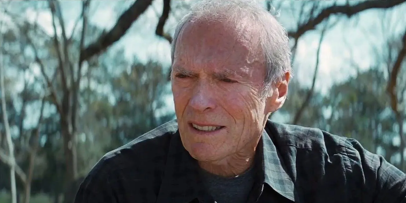 Clint Eastwood em apuros com a curva