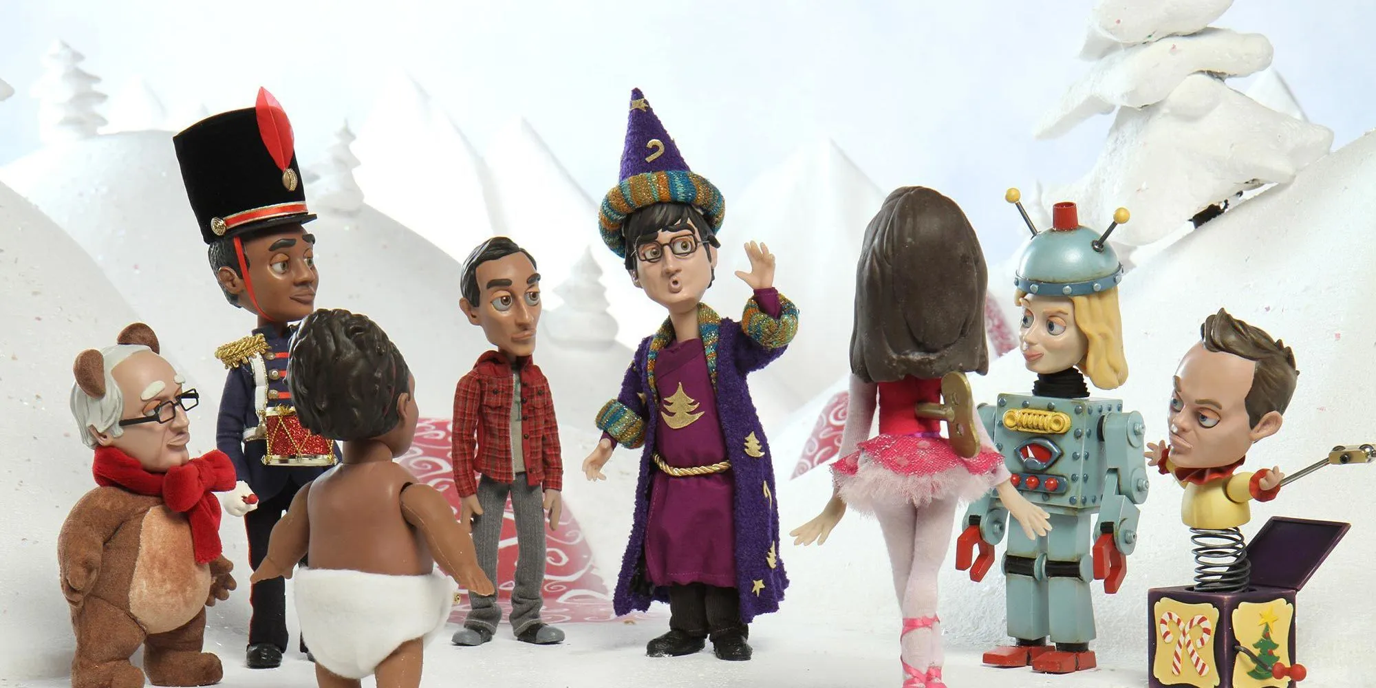 Il cast animato in stop motion di Community