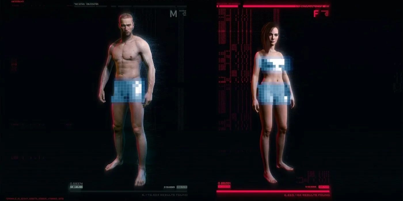 Character Creator in Cyberpunk 2077