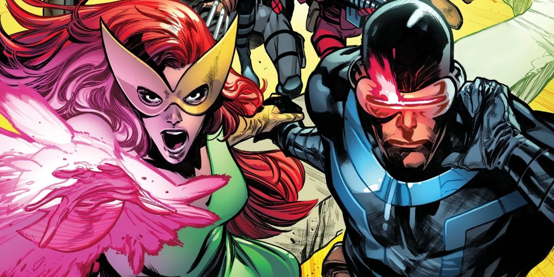 Cyclope et Jean Grey dans les comics