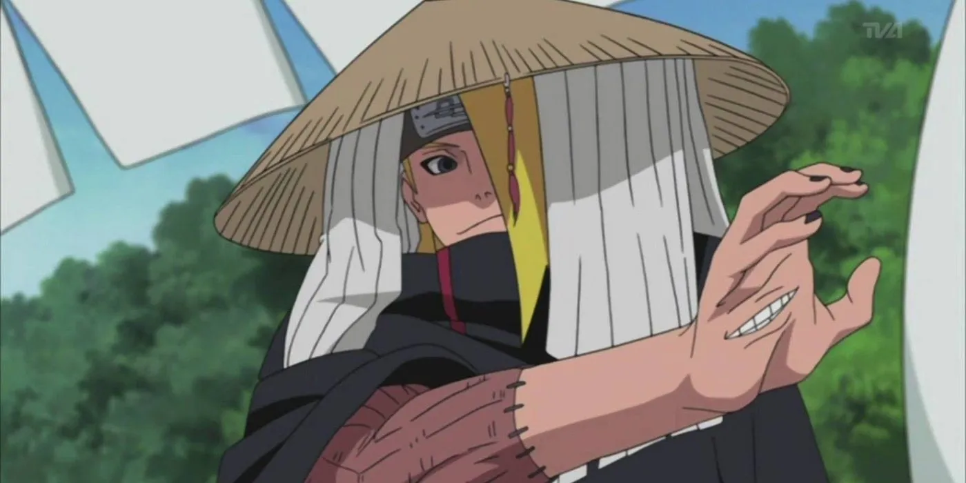 Deidara w Naruto