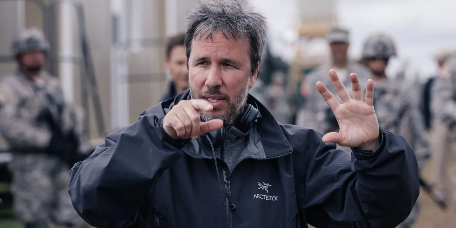 Denis Villeneuve no set de A Chegada