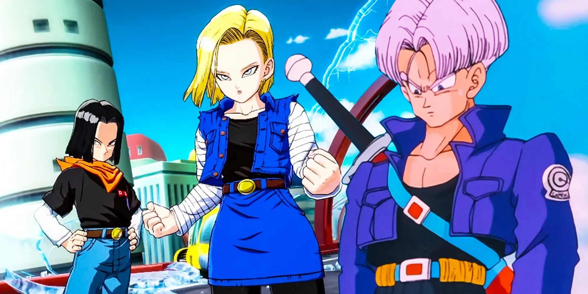 Future Trunks gegen Androids 17 und 18