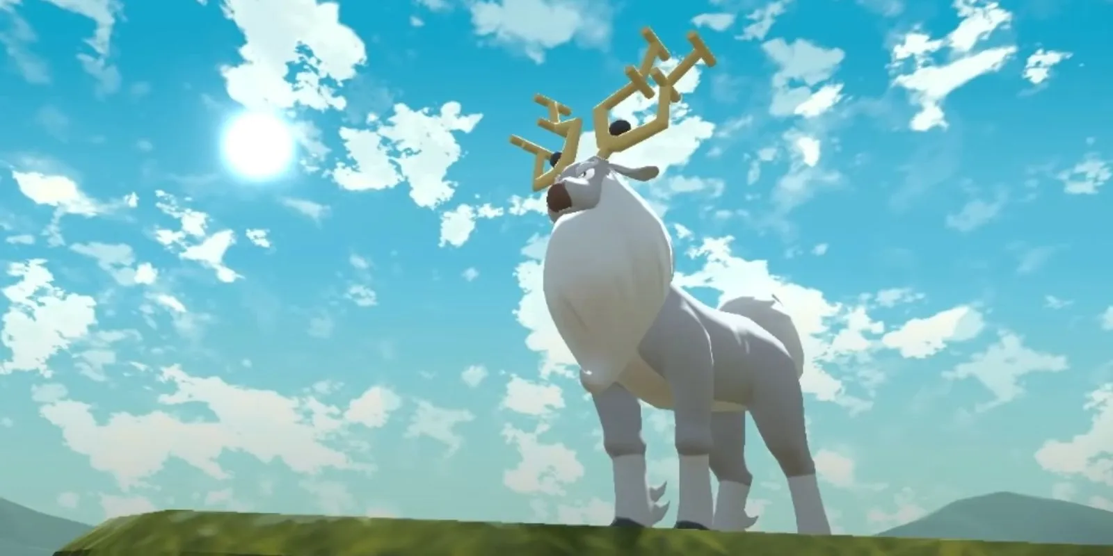 Wyrdeer de Pokémon Legends: Arceus, présenté dans l'événement Jeunes et sages de Pokémon GO