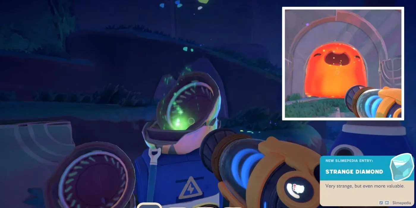 Trouver un étrange diamant dans Slime Rancher 2