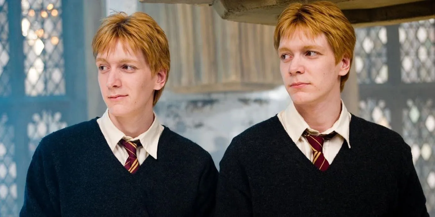 Fred and George Weasley in Harry Potter.