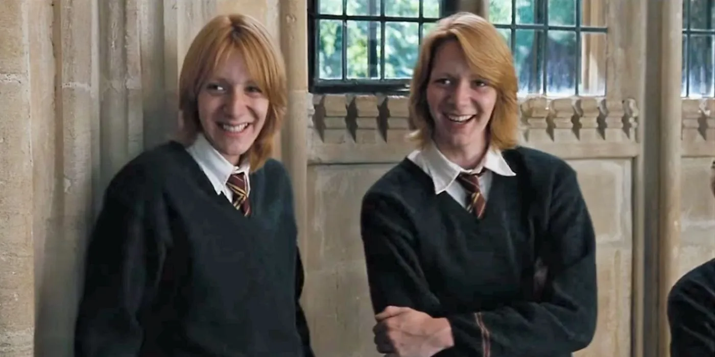 Fred and George in Harry Potter.