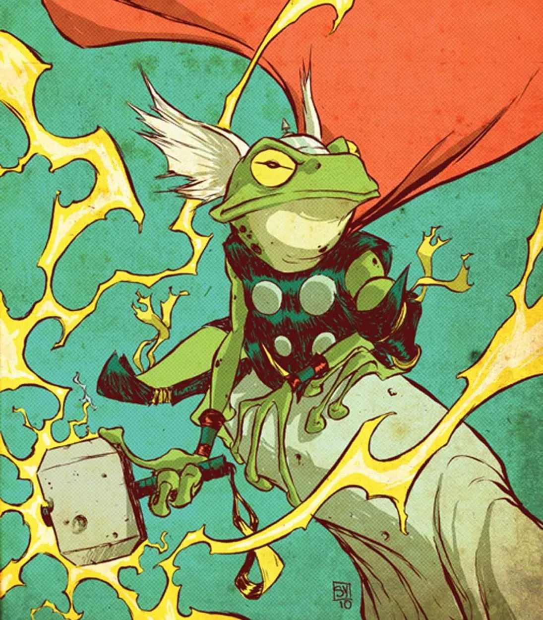 Frog Thor with Hammer