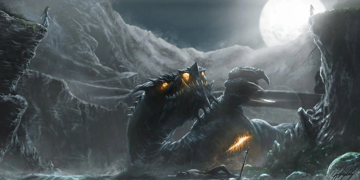 Glaurung le dragon.