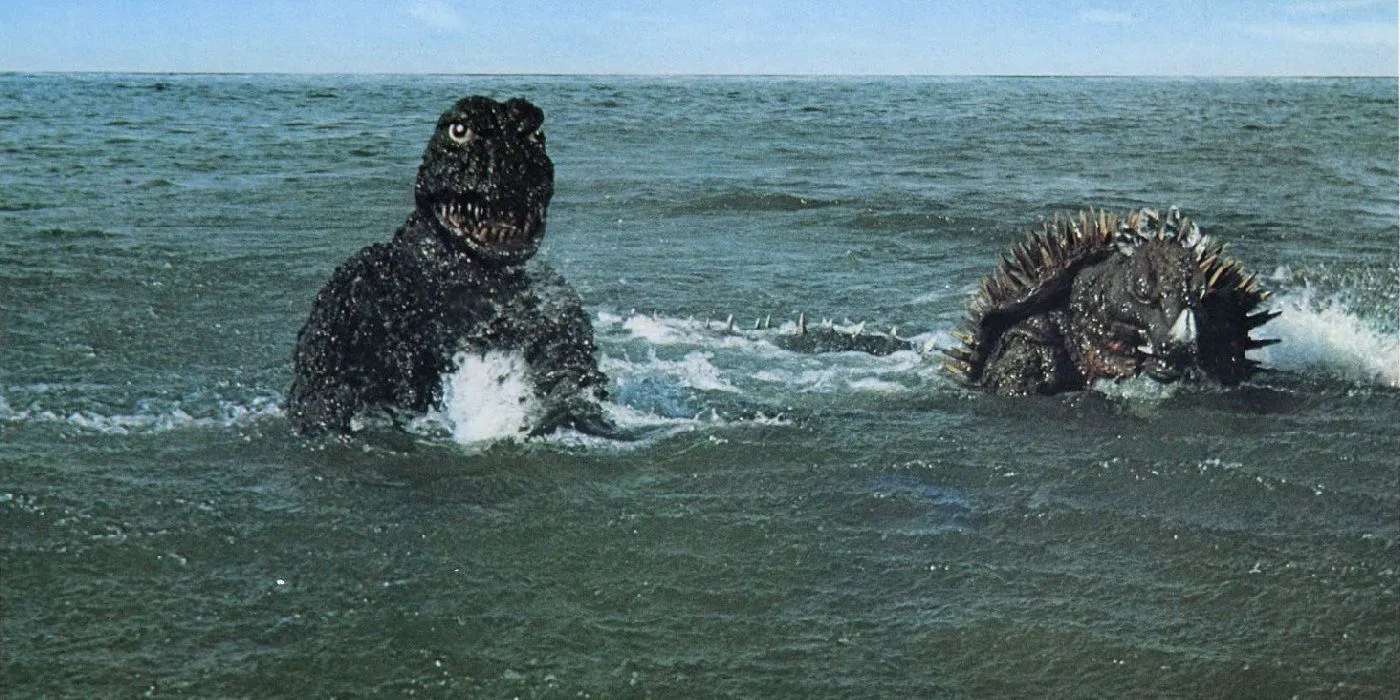 Godzilla contre Gigan avec Anguirus