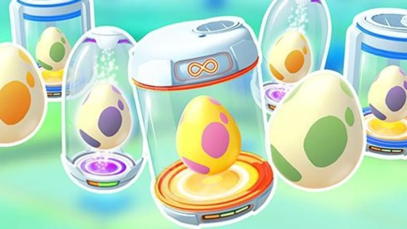 Pokémon GO Eggs in Containers for Hatching