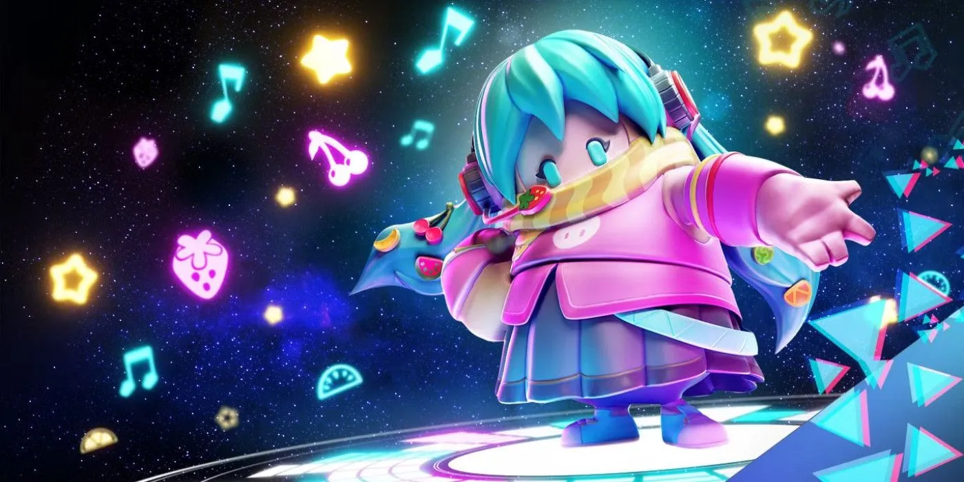 Hatsune Miku dans Fall Guys