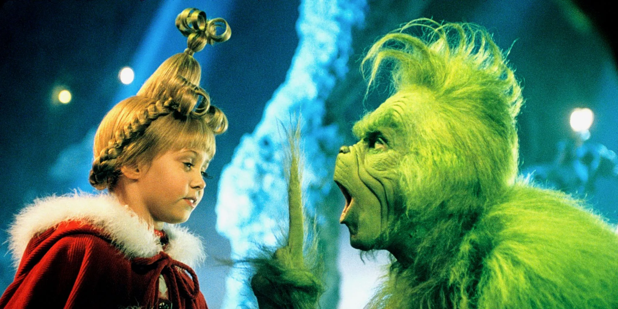 Grinch i Cindy Lou, którzy