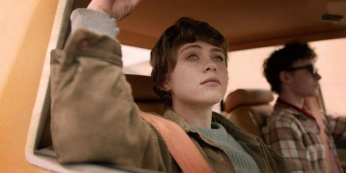 Sophia Lillis dans le rôle de Syd dans Je ne suis pas d'accord avec ça