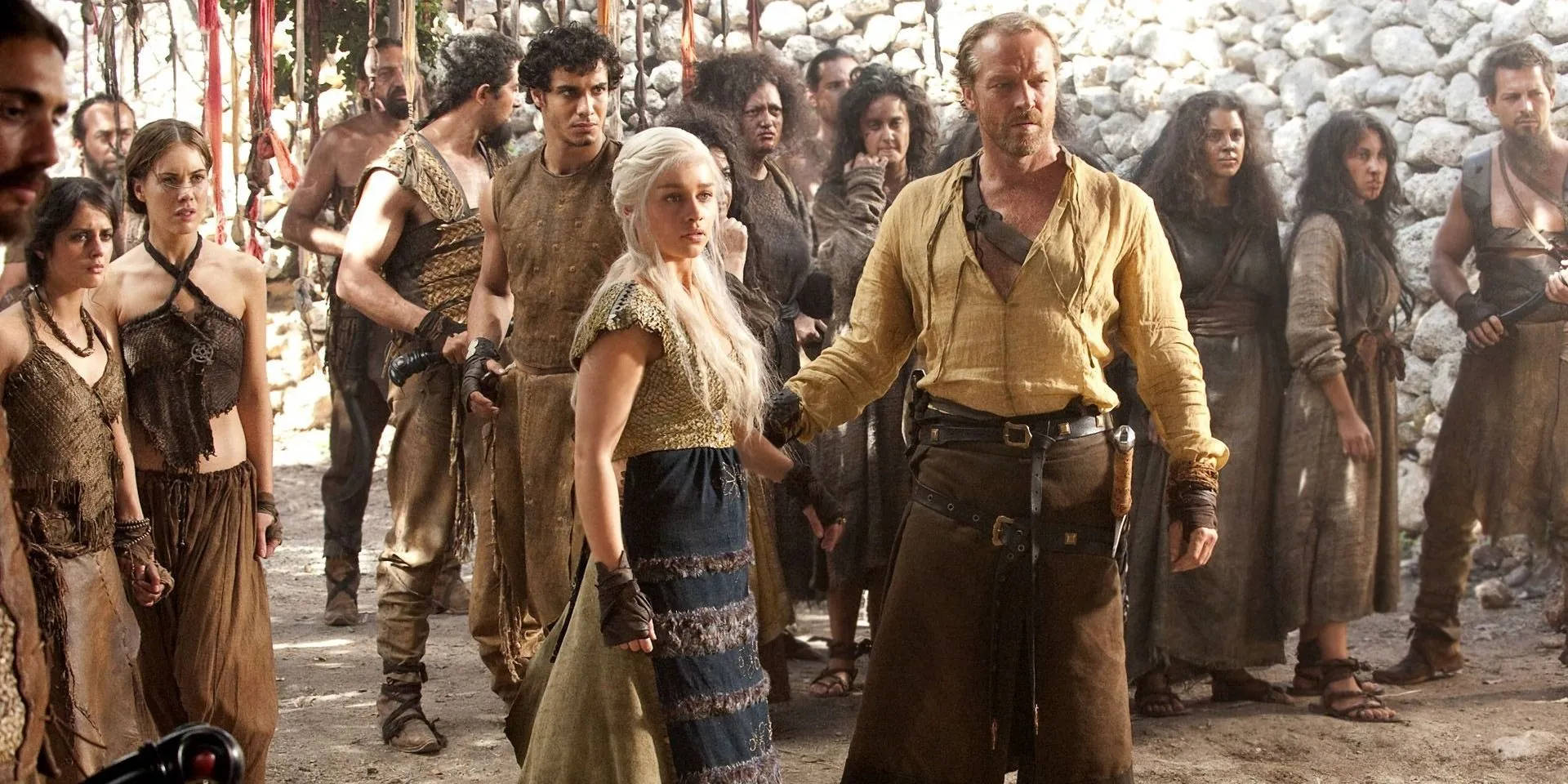 Jorah Mormont et Daenerys Targaryen