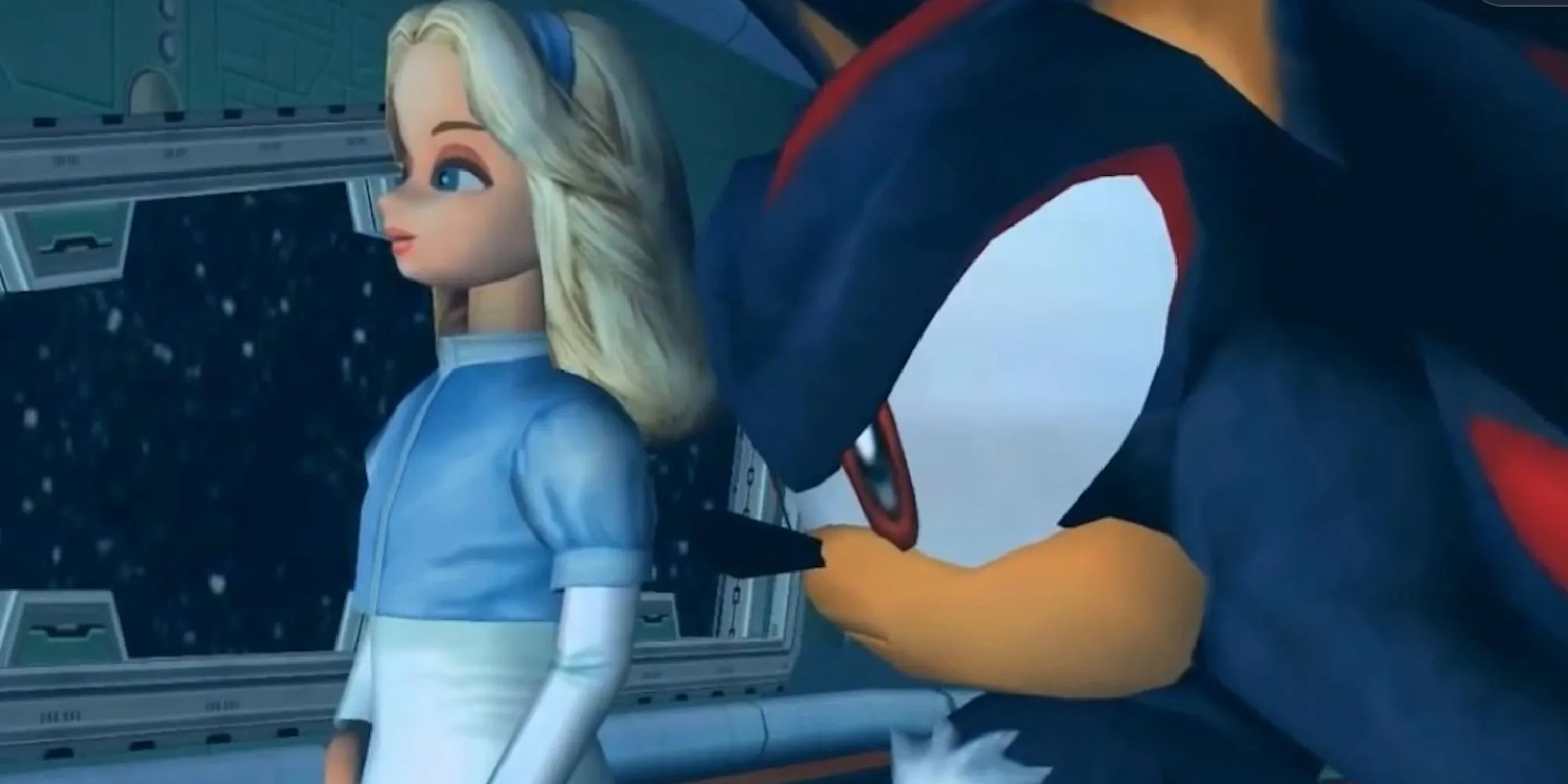 Maria Robotnik e Shadow in Sonic Adventures 2