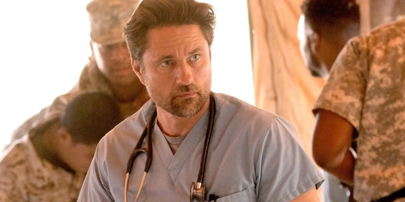 Nathan Riggs soigne des patients dans Grey's Anatomy