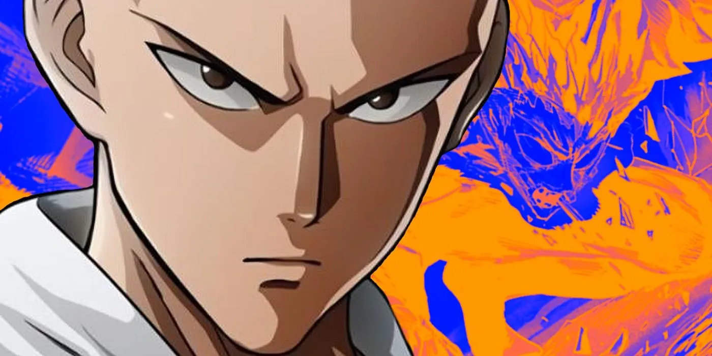 Saitama derrotando a Garou