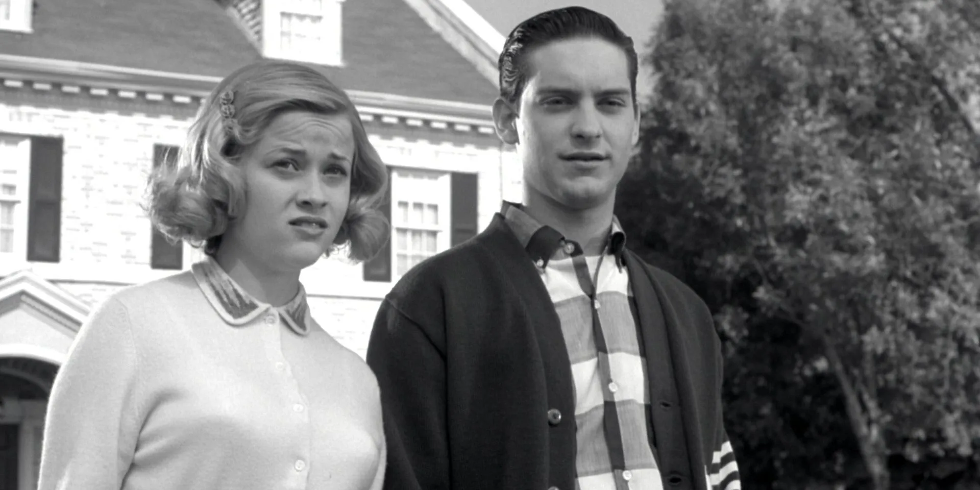 Tobey Maguire e Reese Witherspoon a Pleasantville