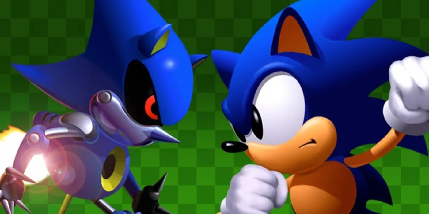 Sonic e Metal Sonic nel CD di Sonic