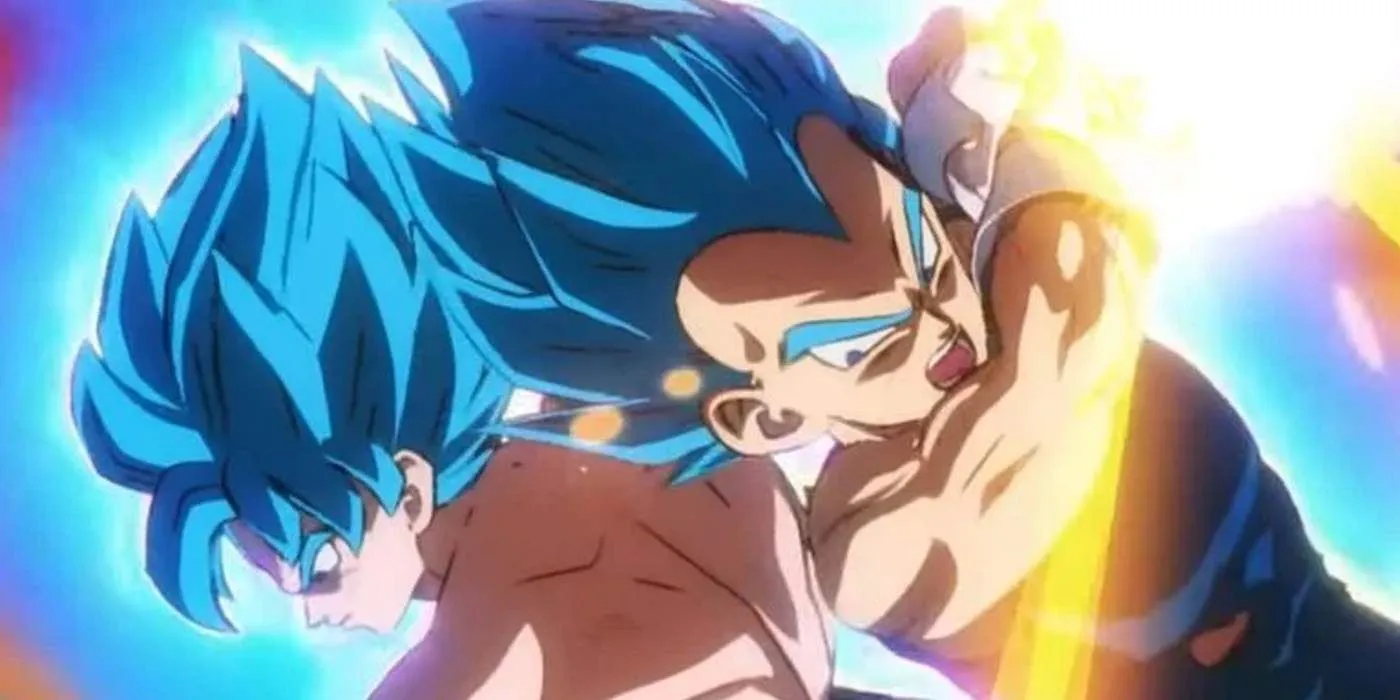 Goku und Vegeta als Super-Saiyajin Blue