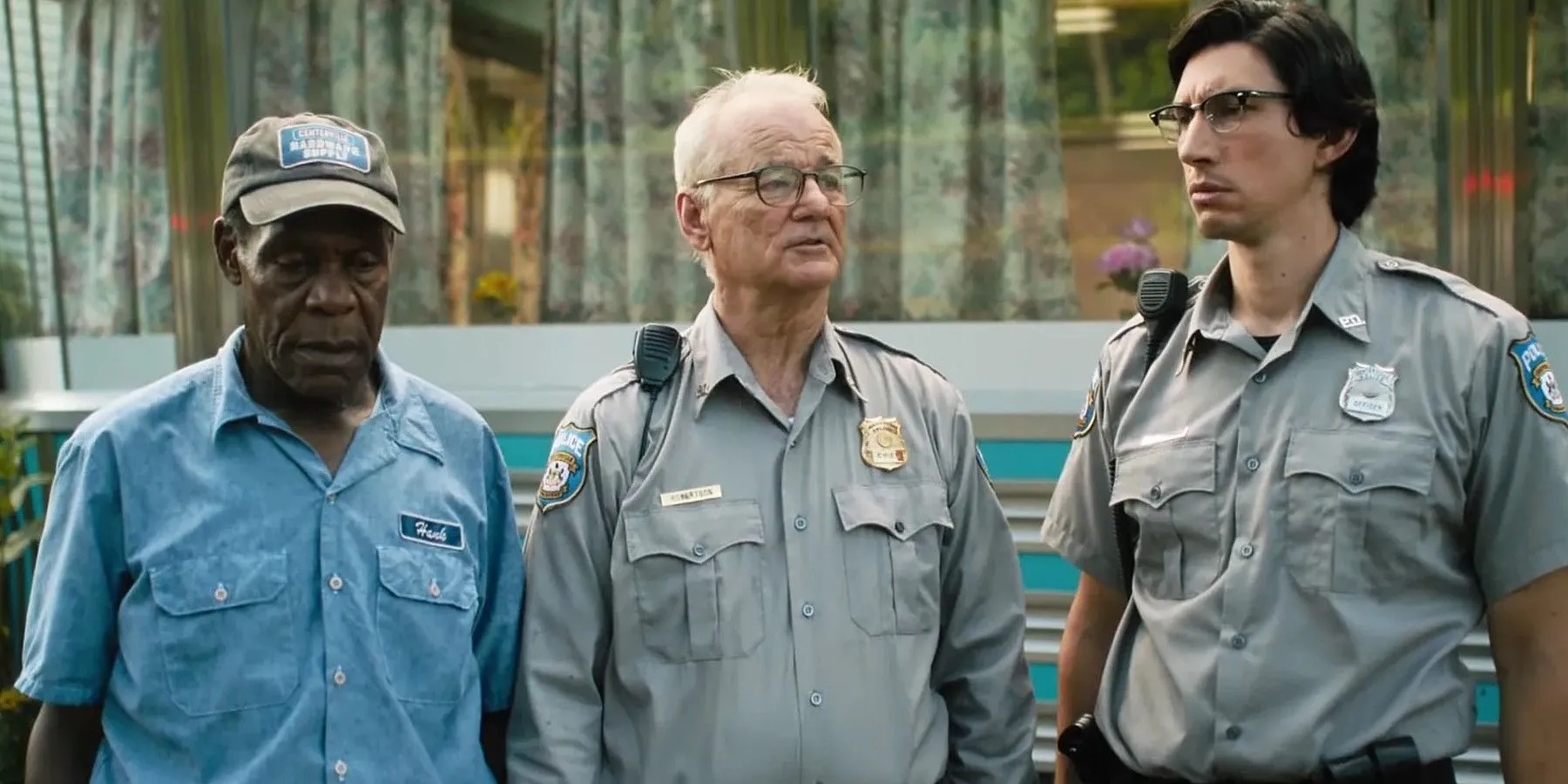 Danny Glover, Bill Murray et Adam Driver dans Les morts ne meurent jamais