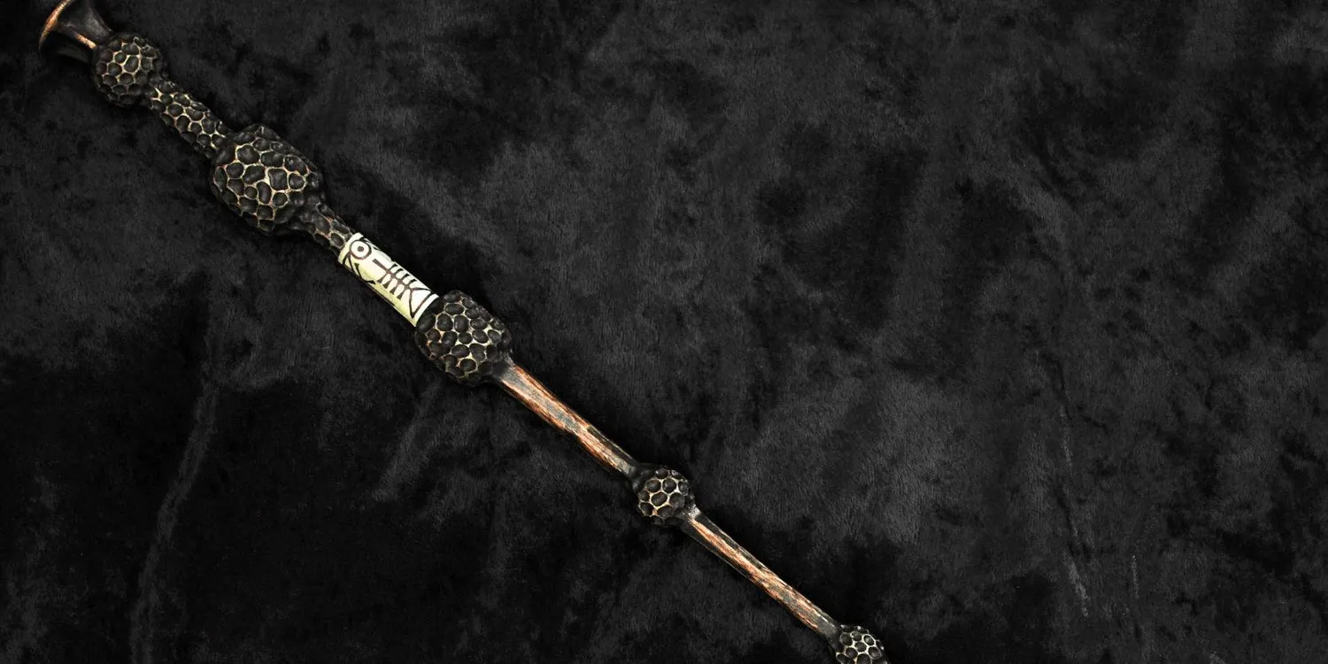 La baguette de sureau dans Harry Potter.