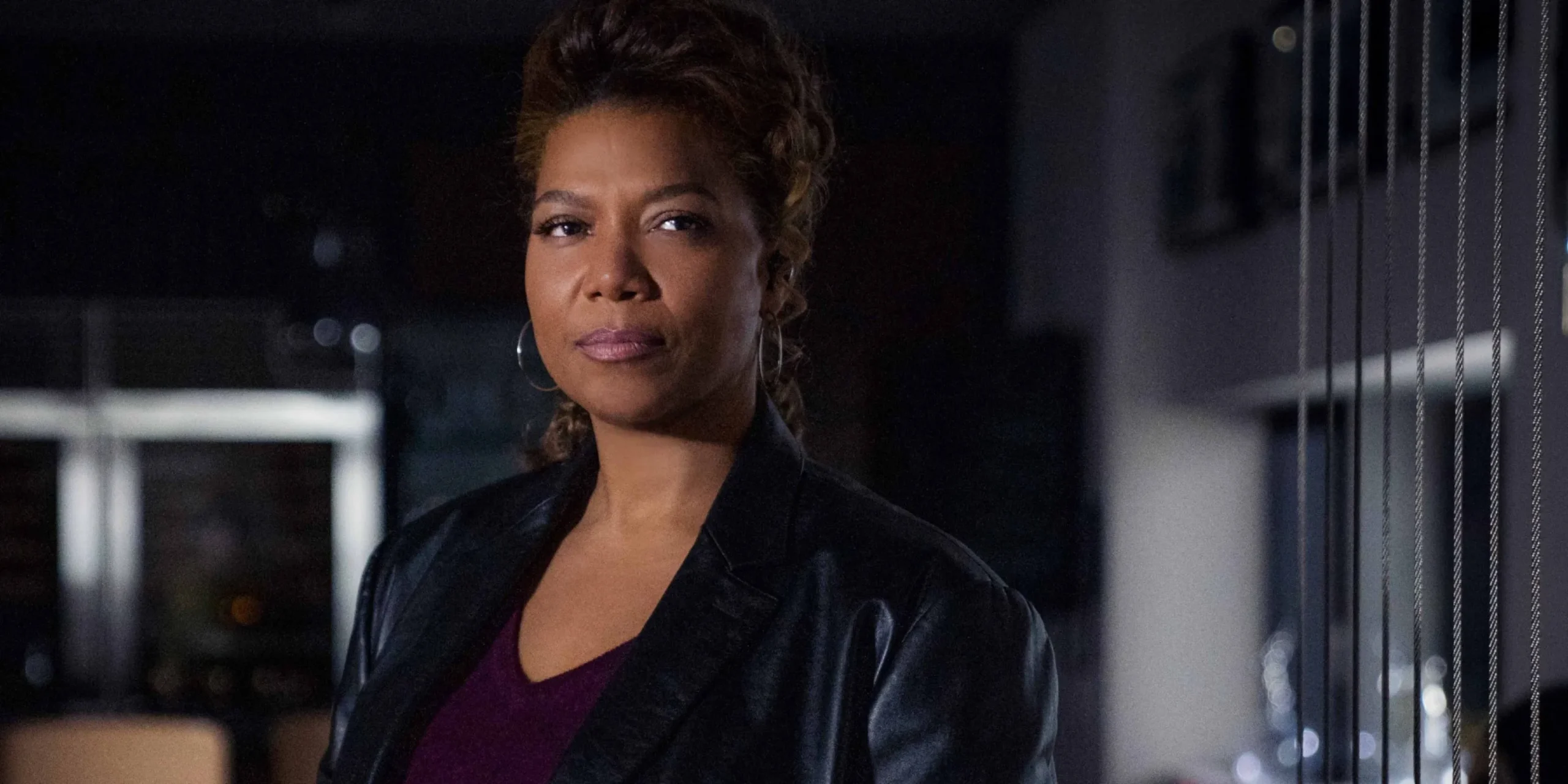 Queen Latifah as Robyn looking serious in The Equalizer on CBS.