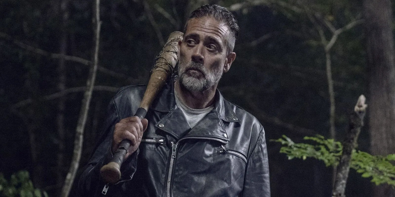 Negan de The Walking Dead com bastão