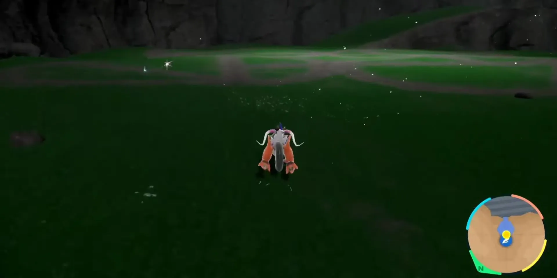 Gli strani simboli sul terreno nella grotta segreta dell'Area Zero in Pokemon Scarlet e Violet