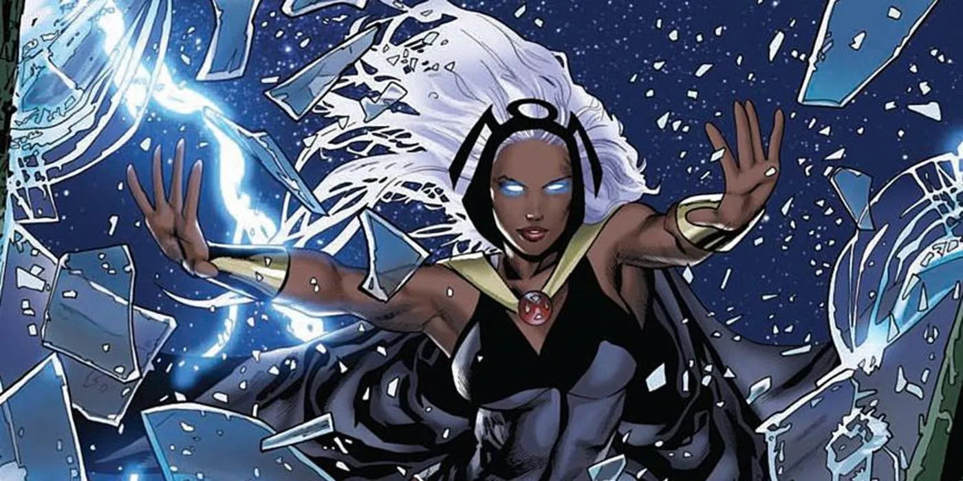 W komiksach X-Men Storm przywołuje pioruny.