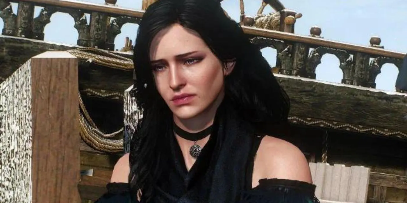 Yennefer von Vengerberg sieht in The Witcher 3 nachdenklich aus