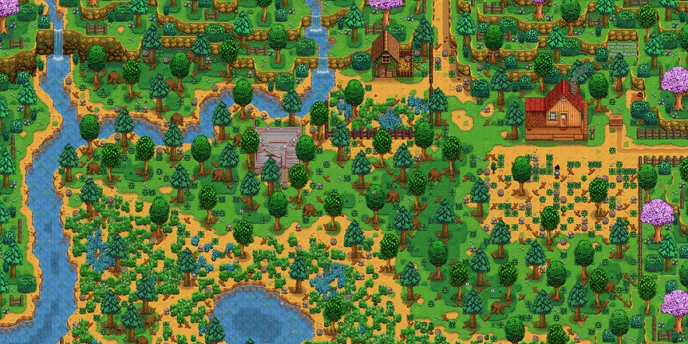 Fazenda Meadowlands em Stardew Valley