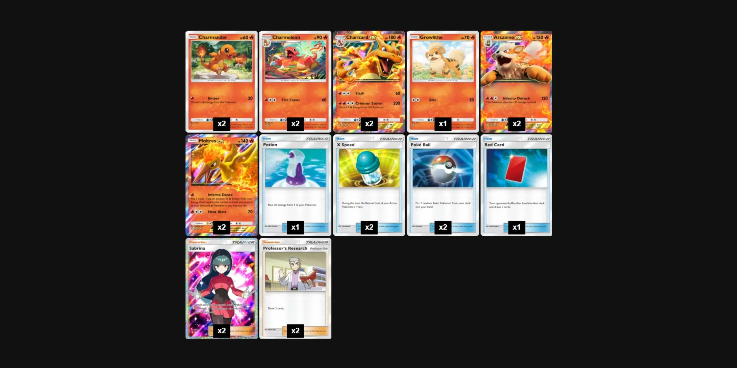 Mazzo di tipo fuoco in Pokémon TCG Pocket