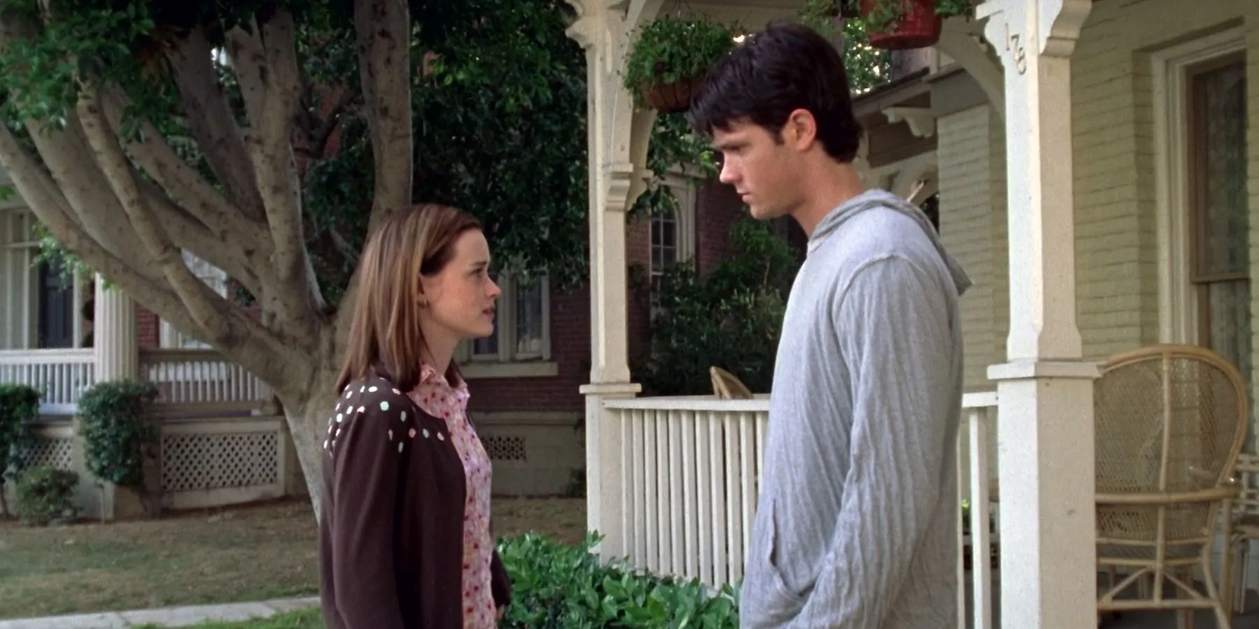 Rory y Dean en el episodio 'Un mensajero, nada más' de Gilmore Girls