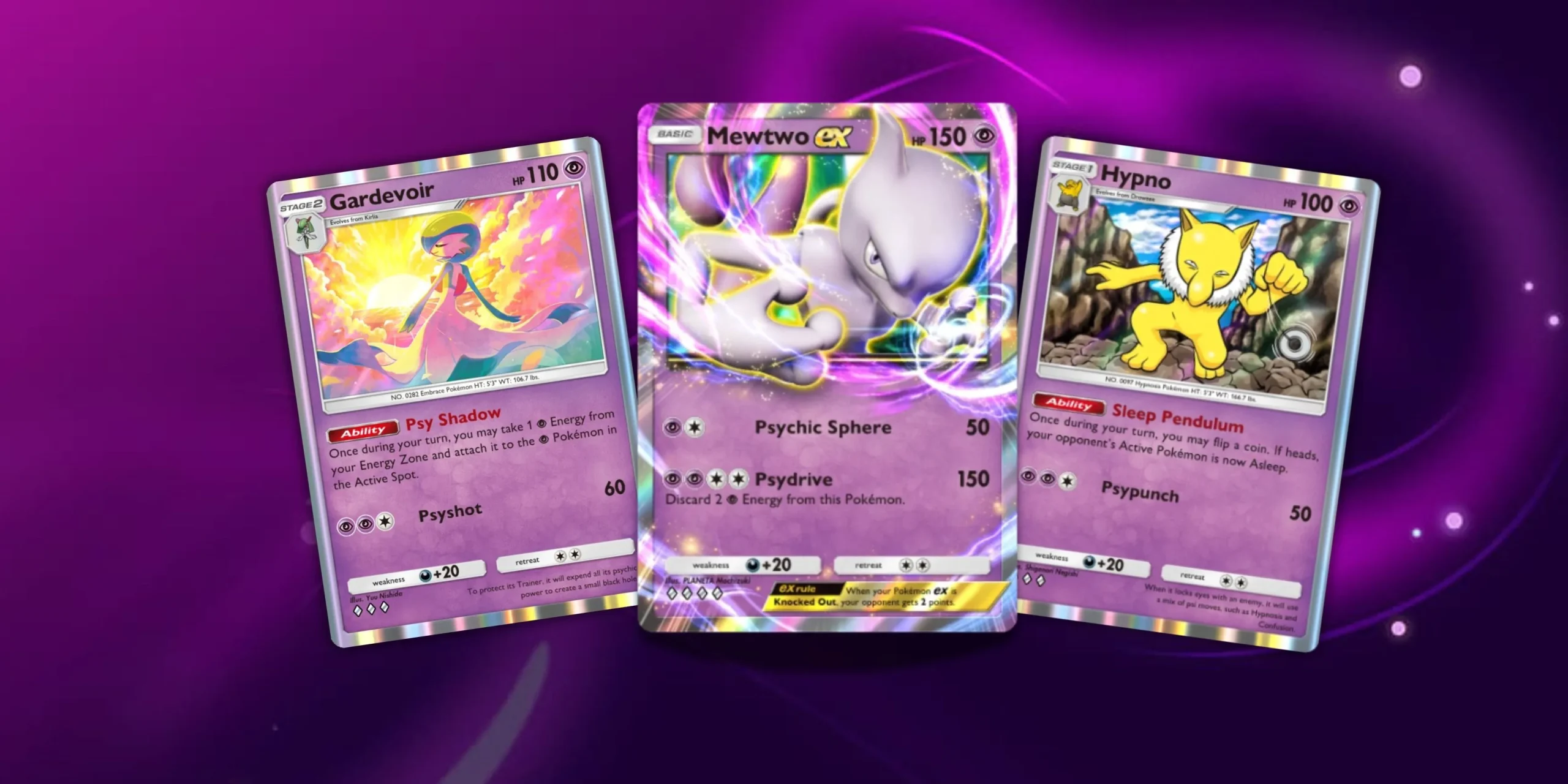 Baralho do tipo psíquico no Pokémon TCG Pocket