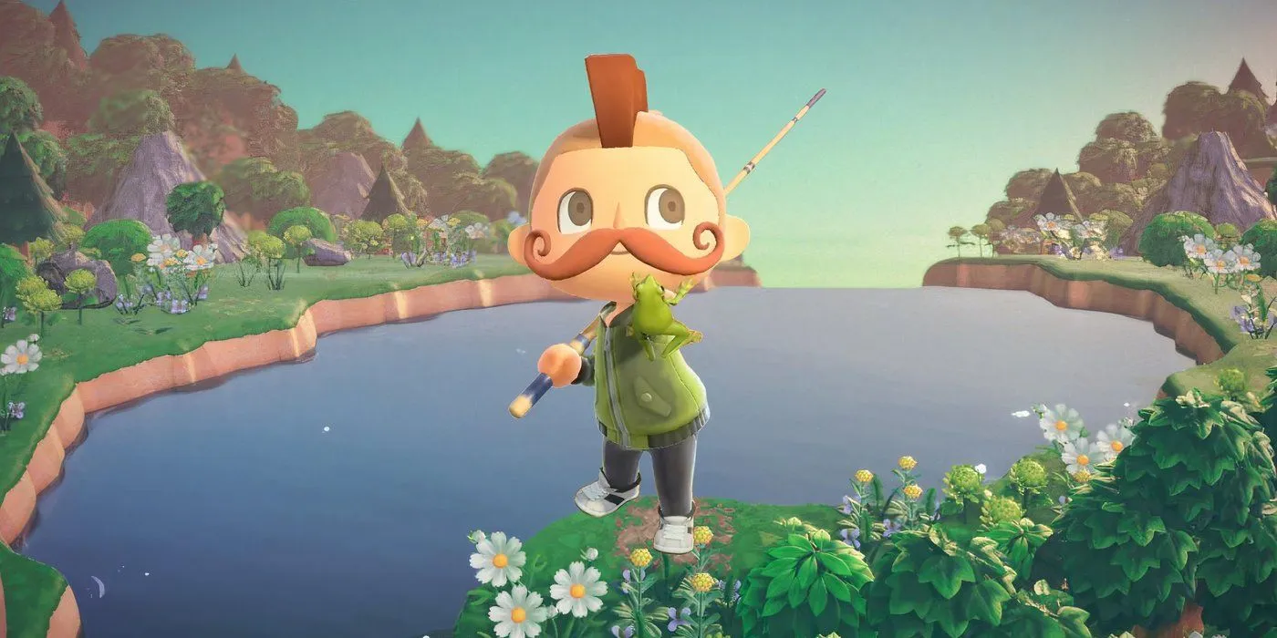 Player with Frog Villager