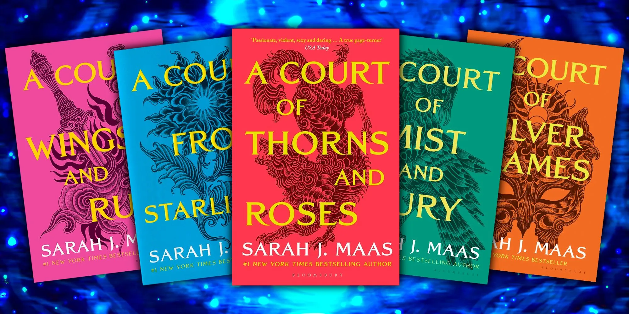 Portadas de libros de ACOTAR