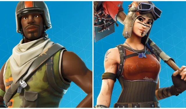 Guía de Fortnite: cómo desbloquear los aspectos originales de Renegade Raider y Aerial Assault Trooper